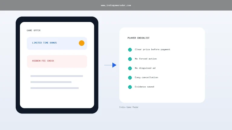 Gaming App Dark Patterns in India: Ads, Hidden Fees, and Evidence Checklist