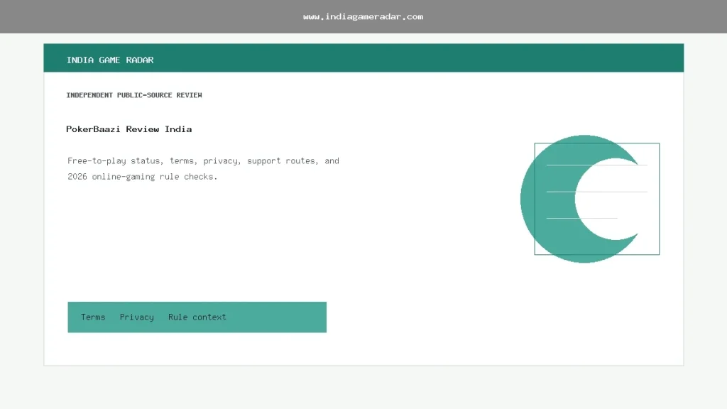 PokerBaazi Review India: Free Poker, Terms, Privacy, and Safety Checks