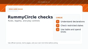 RummyCircle legality state checks and responsible play controls graphic