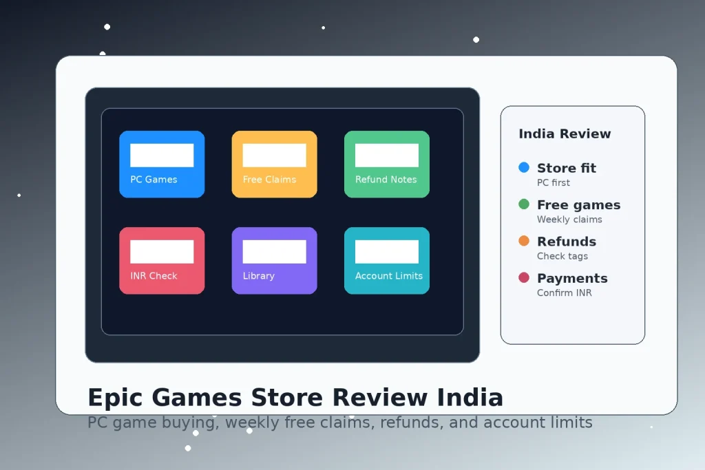 Epic Games Store Review India: PC Games, Free Games, Refunds, and Account Limits