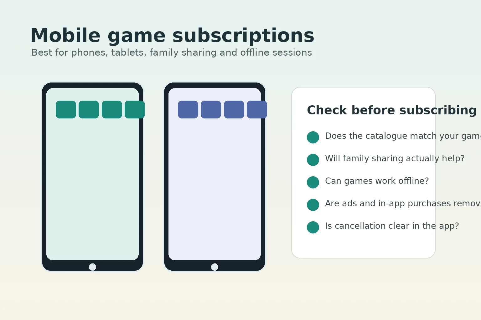 Mobile game subscription comparison checklist for Indian players